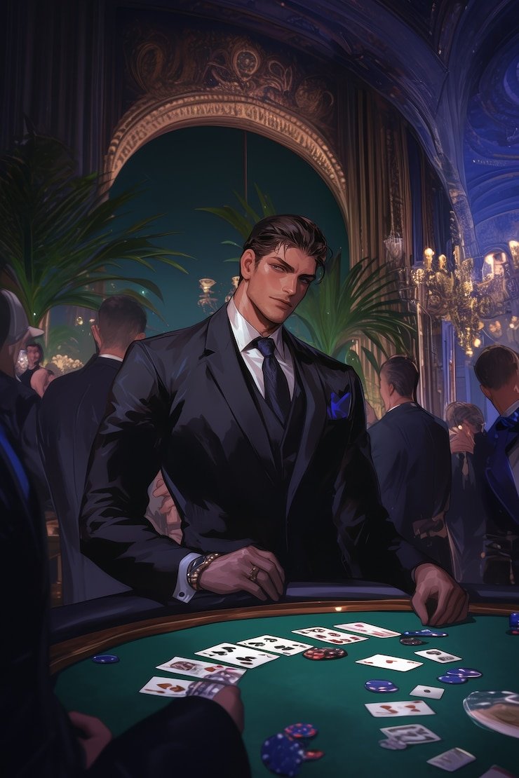 Tabel pembayaran Casino Hold'em dengan berbagai kombinasi kartu dan odds-nya